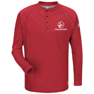 iQ Series® Comfort knit Long Sleeve Henley Thumbnail
