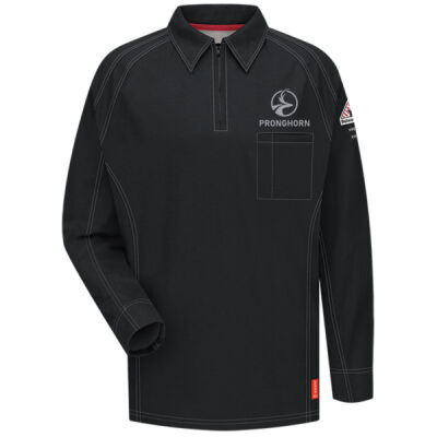 iQ Series® Comfort Knit Long Sleeve Polo Thumbnail